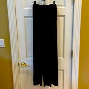 Chico’s Black Wide Leg Pants Size 1 (8/10)
